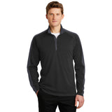 Sport-Tek® Sport-Wick® Textured Colorblock 1/4-Zip Pullover