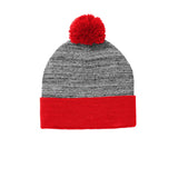 Sport-Tek ® Heather Pom Pom Beanie