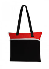 Large Front Zipper Tote