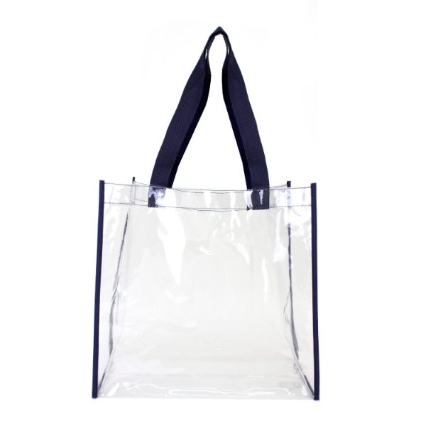 Basic Clear Stadium Security Open Tote Bag