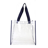 Basic Clear Stadium Security Open Tote Bag