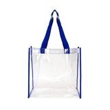 Basic Clear Stadium Security Open Tote Bag