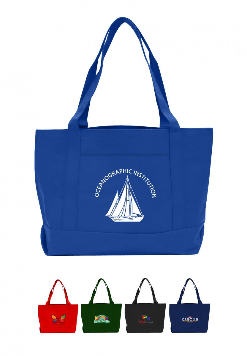 Solid Color Boat Tote