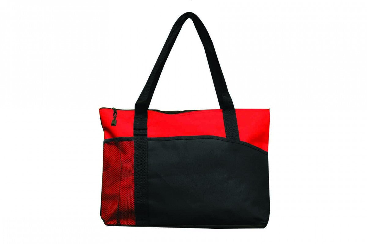 Tote Bag With Mesh and Side Pocket