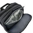 Gray laptop backpack with a compartment insulation liner 