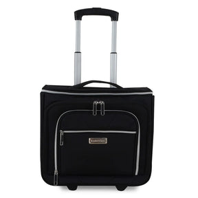 Black wheeled carry on/luggage for travel