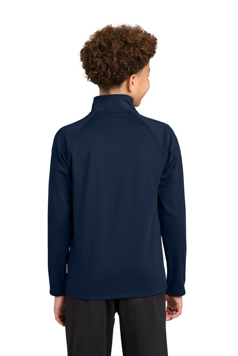 Sport-Tek® Youth Sport-Wick® Stretch 1/4-Zip Pullover