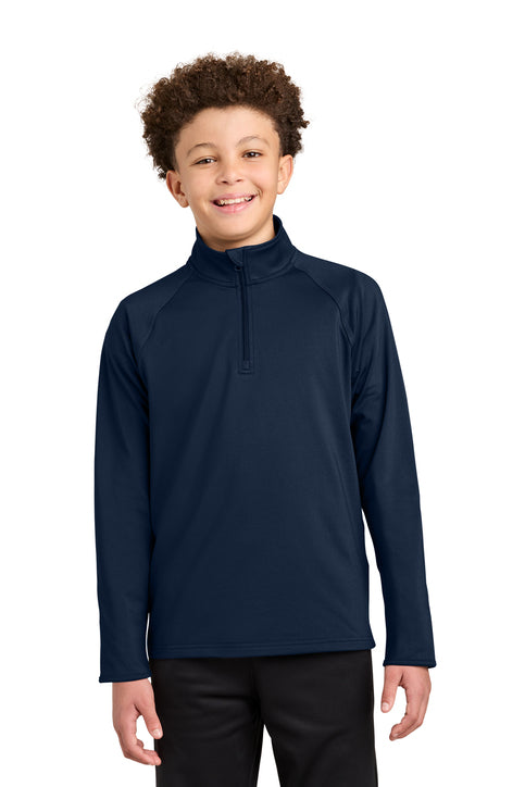 Sport-Tek® Youth Sport-Wick® Stretch 1/4-Zip Pullover