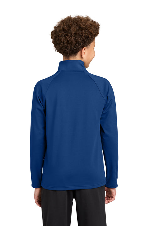 Sport-Tek® Youth Sport-Wick® Stretch 1/4-Zip Pullover