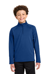 Sport-Tek® Youth Sport-Wick® Stretch 1/4-Zip Pullover