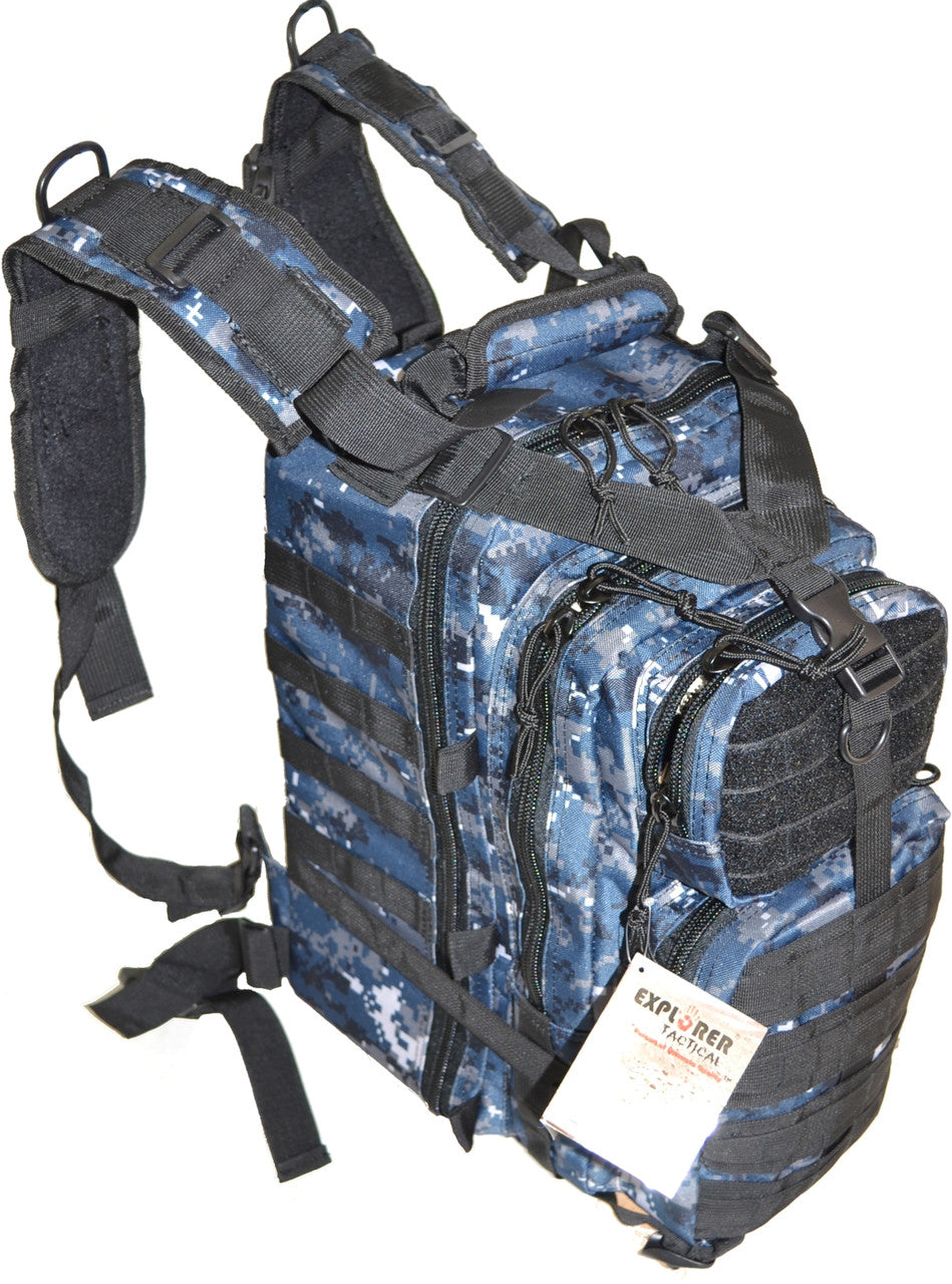 Navy Digital Tactical 72 Hours Combat Rucksack Backpack