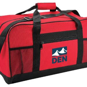 small red affordable duffel bags in USA 