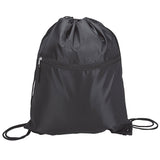 Drawstring Sports Bag With Zip Pocket