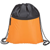 Drawstring Sports Bag With Zip Pocket