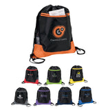 Color Splash Drawstring With Zip Pocket
