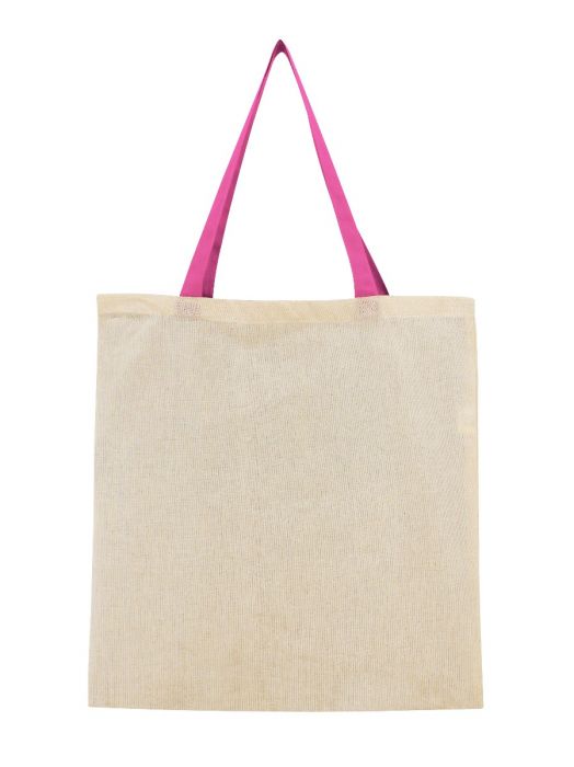 15" Contrasting Handles Tote
