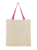 15" Contrasting Handles Tote
