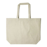 20" Jumbo Recycled Midweight Gusseted Canvas Tote