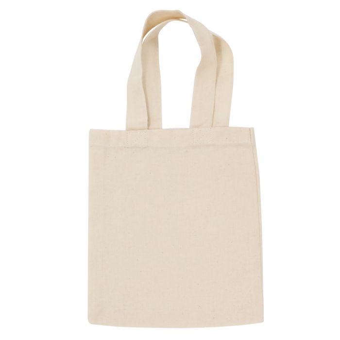 9” Cotton Canvas Medium Tote
