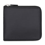 Black zippered wallet in USA