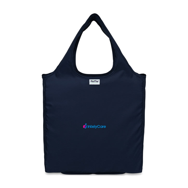 Navy blue shopping bag in USA