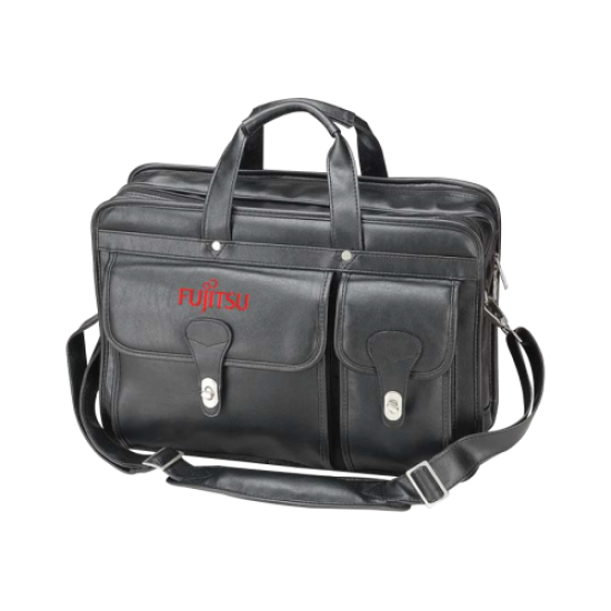 Leatherette Laptop Briefcase by Duffelbags.com