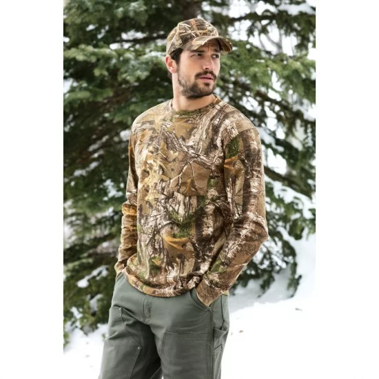 Russell Outdoors™ Realtree® Long Sleeve Explorer 100 Cotton