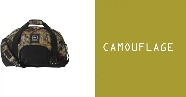 Everest Woodland Camo Duffel Bag, Camouflage, One Size