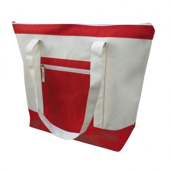 Zippered Poly-Tote Bag by Duffelbags.com