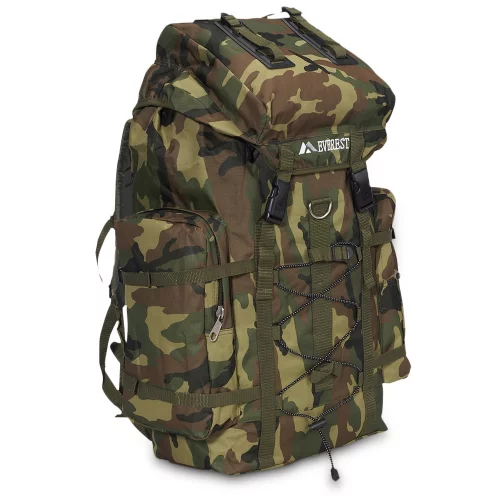 Mossy Camouflage Buckle Accent Shoulder Bag Handbag - Camouflage