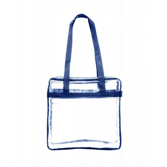 Clear Tote Bag with Zipper