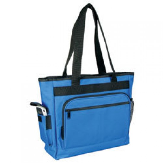 Zippered Tote With Briefcase by Duffelbags.com