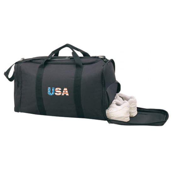 Sports Gym Bag W/ Shoe Storage by Duffelbags.com